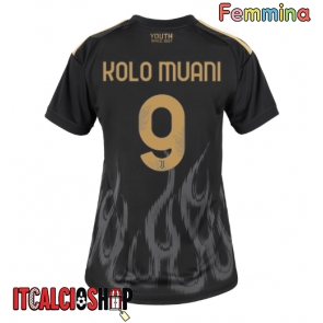 Juventus Randal Kolo Muani #9 Terza Maglia Femmina 2026-27 Manica Corta